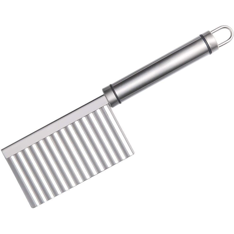 Stainless steel garnish cutting tool crinkle chip cutter vegetable slicer wave cutter potato cutter for potato vegetables fruit