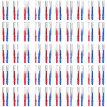 100 Pieces Interdental Brushes Dental Brushes Gap Toothbrush Toothpick Floss Picks Dental Cleaning Tools Red, Blue