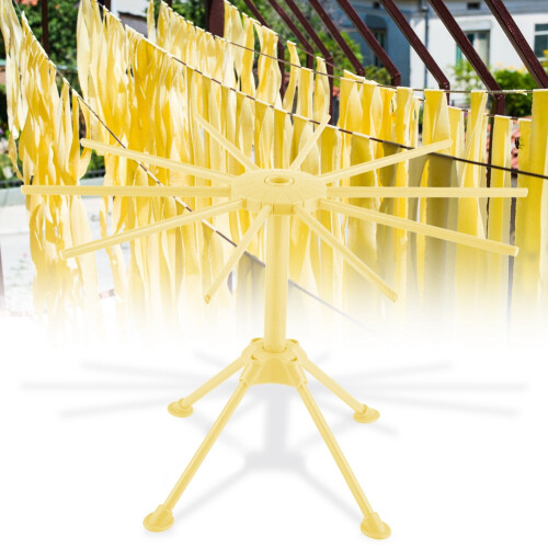 Noodles drying rack Pasta drying rack Vertical dryer Foldable kitchen tools (Yellow) 2