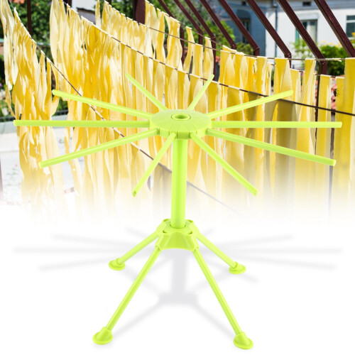 Noodles drying rack Pasta drying rack Vertical dryer Foldable kitchen tools(Green) 2