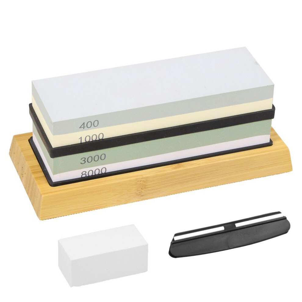 Grinding Stone Set, Sharpening Stone, Whetstone 400 1000 3000 8000# Knife Sharpener Professional 9183899189559