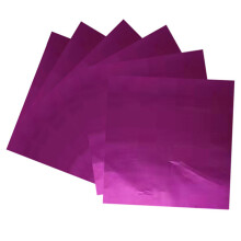 100Pcs/Lot 10*10cm Pink Square Candy Making Sweets Chocolate Lolly Foil Wrappers Paper