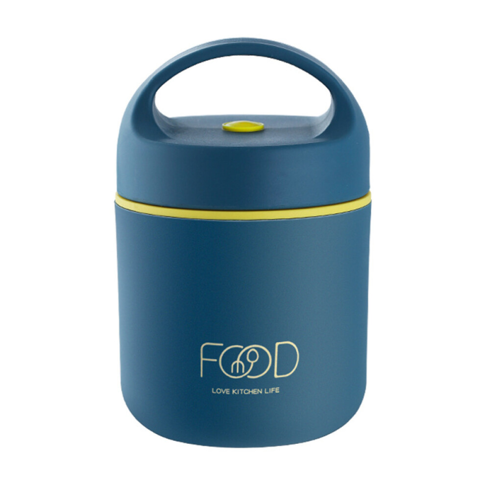 Stainless Steel Vacuum Thermal Lunch Box Food Warmer Soup Cup Thermos Containers Bento Lunch Box For Kids Colour blue-single layer-image-OPC-PMHGPX6-NEW
