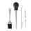 Marinade injector syringe and brush for easy cleaning 1