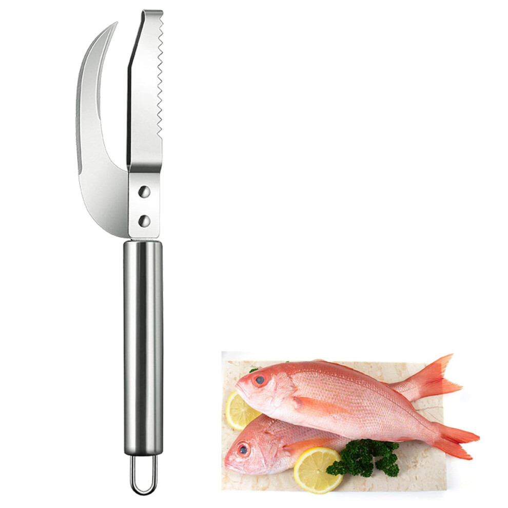 Stainless Steel Fish Maw Knife, Fish Maw Knife, Multifunction Fish Scale Knife fish scale remover Household Kitchen Fish Scale Tool-image-OPC-PMHGQFF-NEW