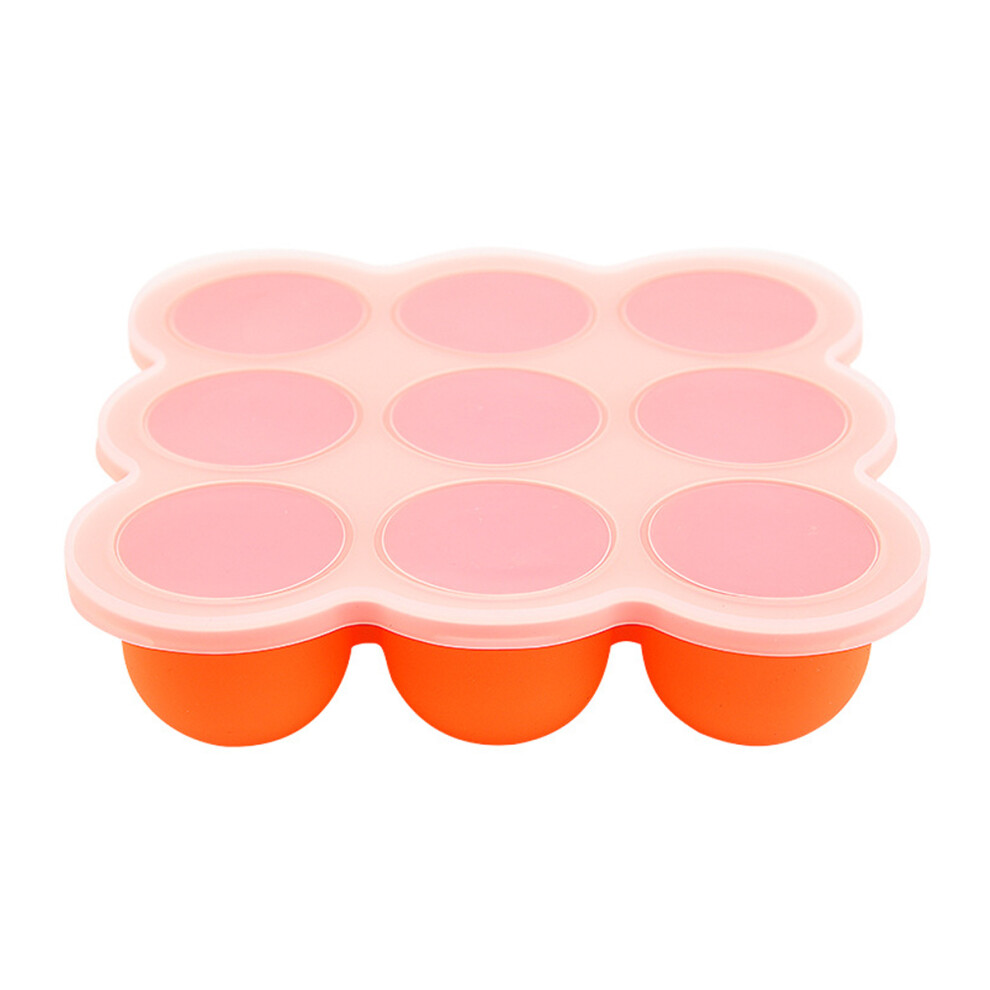 Silicone Baby Food Storage Container for Freezing Breast Milk Baby Food with Silicone Lid  Orange-image-OPC-PMHGQFV-NEW