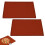 2pcs - Coffee colored silicone Swiss roll baking tray mat 4