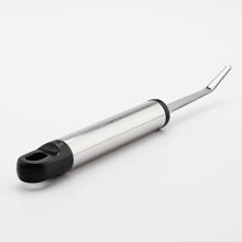 serrated stainless curved serrated utility small grapefruit fruit knife with Long Handle Kitchen Peeler