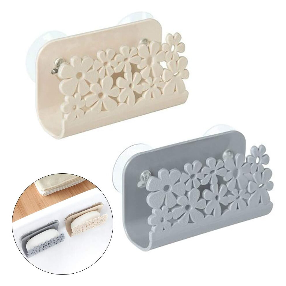 Sponge Holder Sponge Suction Clip Holder Sink Organizer With Suction Cup For Kitchen Sink Hanging Basket Dish Soap Liquid Drip Drainer Basket 9183899216903