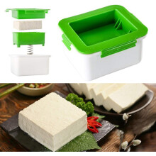 Tofu Press DIY Plastic Mould Soy Transform Homemade Stylish Press Drain Box Kitchen Small Cooking Tray Case for Home