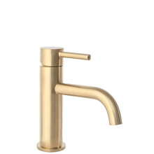 Bathroom Faucet Rea Lungo Gold Brush