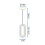 Kristallen Hanglamp G113-1cp Gold 9