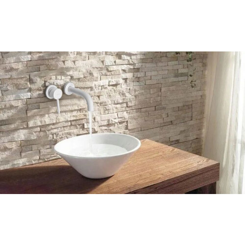 Robinet Encastré Rea Lungo White Mat + Box 2