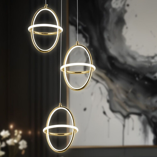 Led-riippuvalaisin G064-3cpr Gold 1