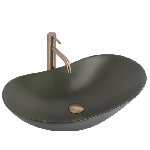 Vasque À Poser Rea Royal Olive Matt 1