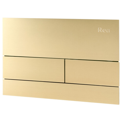 Plaque De Commande Wc Type Rea T K011a-q Gold Brush 1