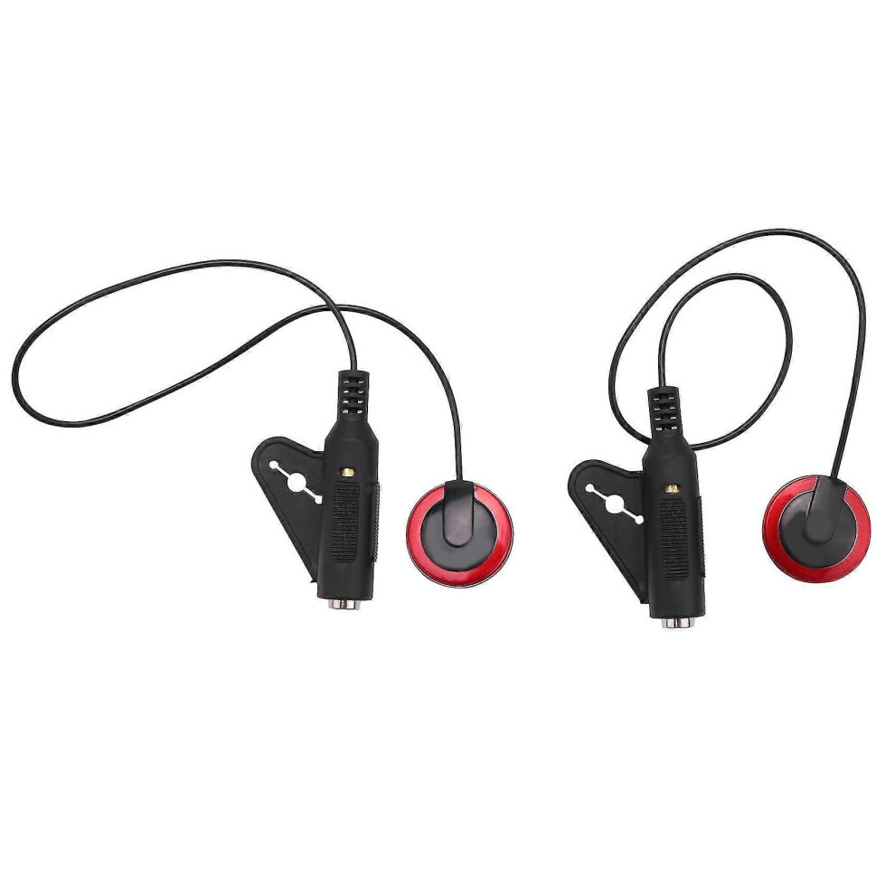 Kikidex (As Show, One Size) 2Pcs Piezo Contact Microphone Mic Pickup For Guitar Violin Banjo Mandolin Ukulele