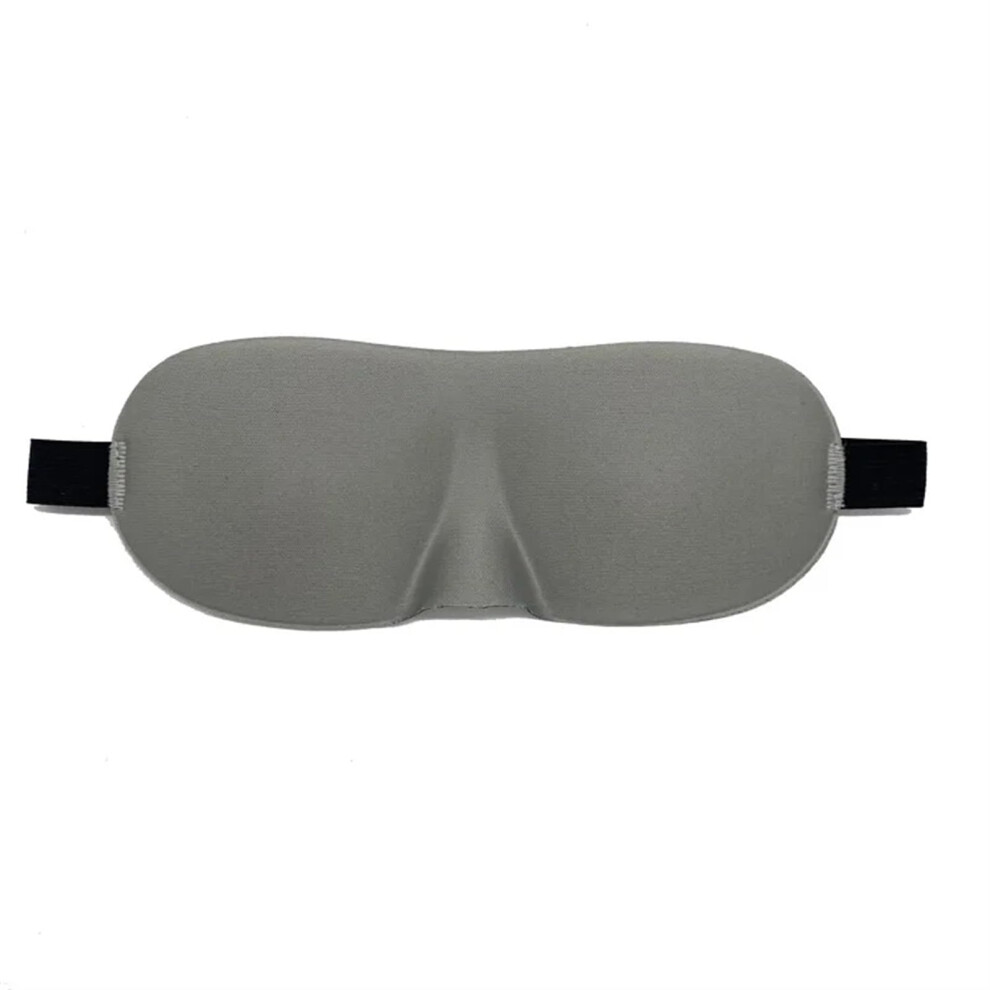 Eye Mask for Sleeping Gray Soft Portable Blindfold Travel Eyepatch Unisex Sleep Mask for Women and Men