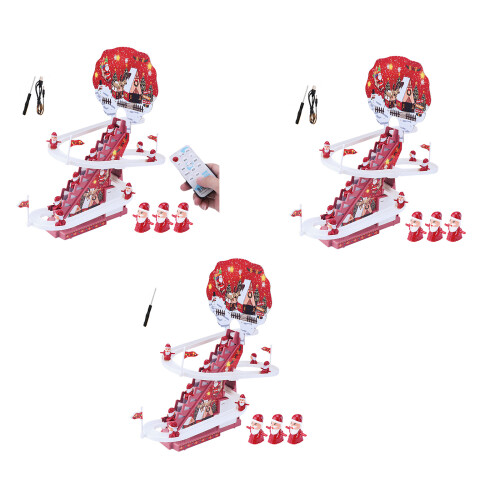 Weihnachtsmusik, Weihnachtsmann, Klettertreppe,-Batterieversion 1