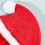 Pelzige Weihnachtsmannmütze mit Schnurrbart, perfekt für 6