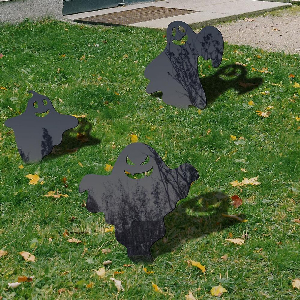 Kikidex (As Show, One Size) Scary Acrylic Halloween Sign With Stakes, Waterproof Halloween Lawn Decoration.