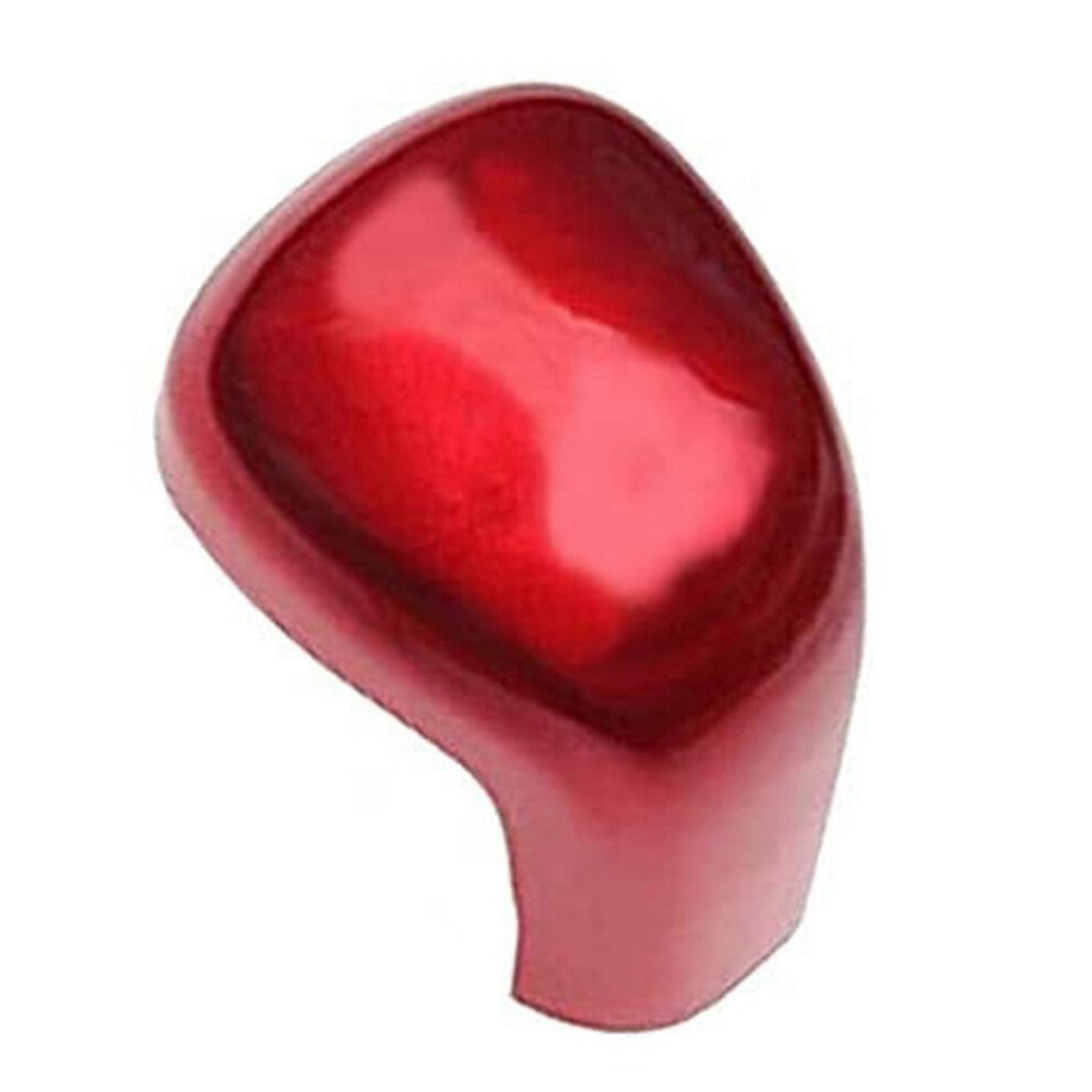 Kikidex (As Show, One Size) For 2019-21 Gear Shift Knob Trim Cover Gear Shift Trim Gear Shifter Knob Decorative Cover Red