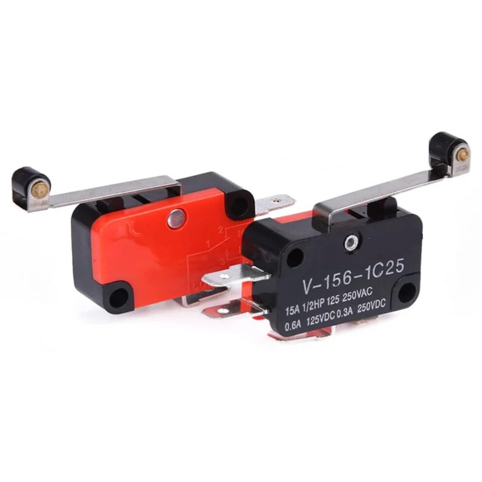 V-156-1C25 Push Button Switch Spdt Momentary Snap Action 15A Travel Limit Switch 1 Pc 9105992805020
