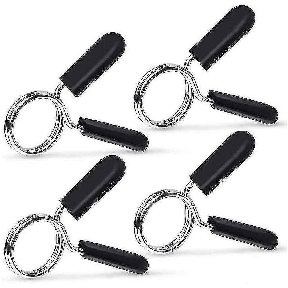 Kikidex (As Show, One Size) Dumbbell Locks 30Mm, 4 Pieces Spring Locks, Metal Locks, Spring Locks, Spring