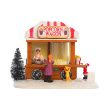 Weihnachts-LED-beleuchtetes Haus aus Kunstharz,