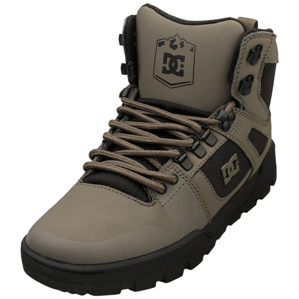 Dc Shoes Men's Green,Black,Multicoloured (7) Pure High Top Wr Casual Boots In Olive Black