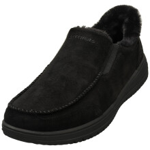 Skechers Herren Murette - Scofield Hausschuh, Schwarz/Schwarz, 11 Medium