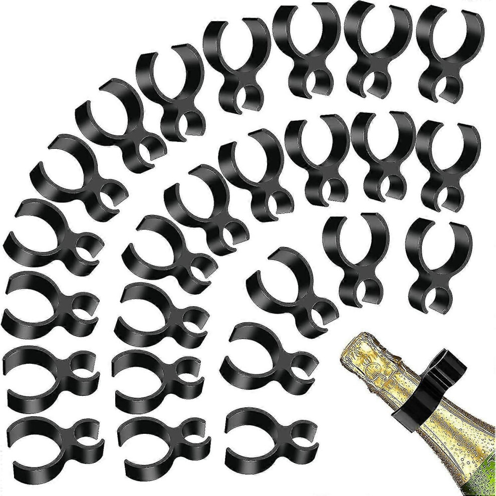 Kikidex (As Show, One Size) Pack Of 30 Champagne Bottle Sparkler Clips,Sparklers Safety Clips