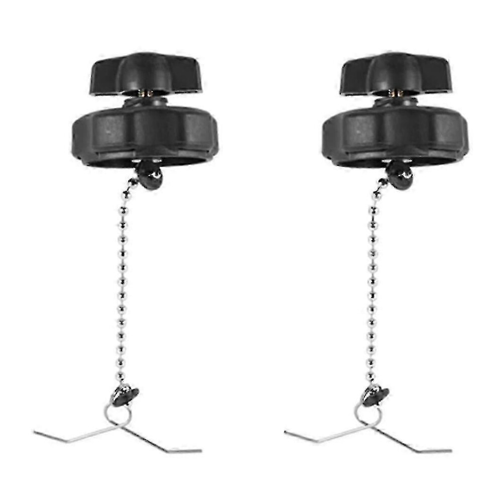 Kikidex (As Show, One Size) Fuel Tank Cap For 2 Stroke 2.5F 3.5F 4F Outboard Motors 2Hp 3.5Hp 4Hp 6Hp 2Pcs