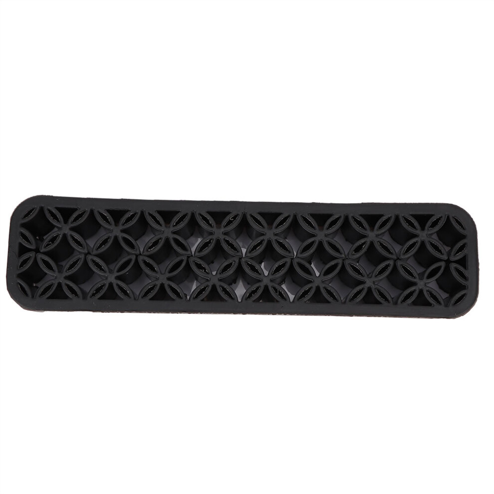 (Black) Portable Cosmetics Brush Nail Pen Storage Box Stand Black