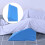 (Blue) Driehoekig Zithoek Wit 50x25x15cm 4