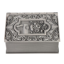 Metall Retro Schmuckbox für Halsketten
