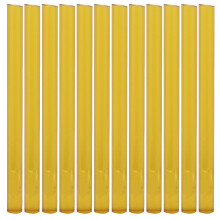 12Pcs Wig Hair Extension Hot Melt Glue Sticks Yellow Styling Tool