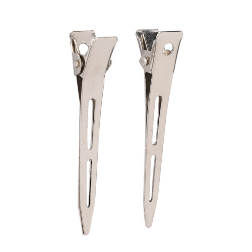 (S) Silberne Haarspangen Styling-Accessoire für Salon 1