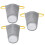 (Gray S,3Pcs) PM2.5 Haustier-Mundschutz Grau S,3Stk 1