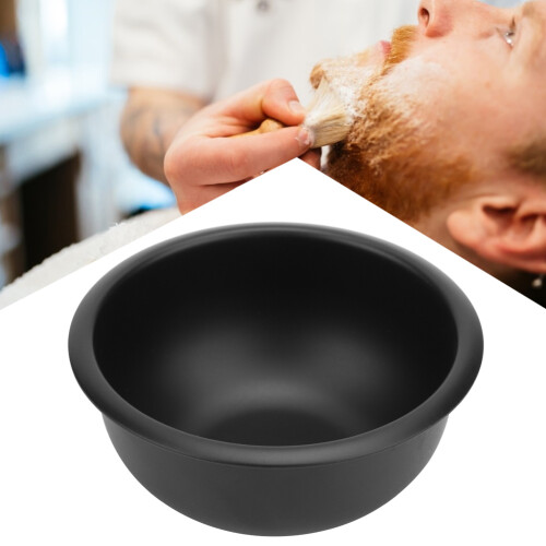 (Black) Dicker tragbarer Rasierseifenschale schwarz 2