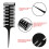 Haarkleuringkam 3-wegs sectie highlight weeftool voor salon 1