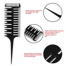 Haarkleuringkam 3-wegs sectie highlight weeftool voor salon