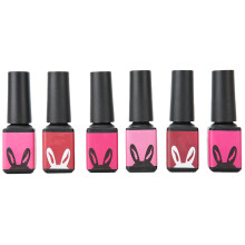 (PR Purple and Red Series 01‑06) Nagellack-Set 6 Fl. DIY Kunst Lila Rot 01-06