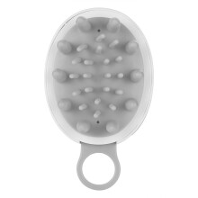 Silicone Shampoo Massage Brush Black