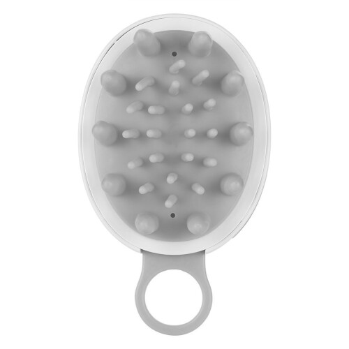 Silicone Shampoo Massage Brush Black