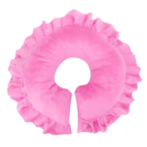 (Pink) U-vorm verwijderbaar gezichtskussen voor spa-massagebed