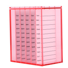 (False Eyelashes Organizer) 5-lagiger Wimpern-Organizer Aufbewahrungsbox