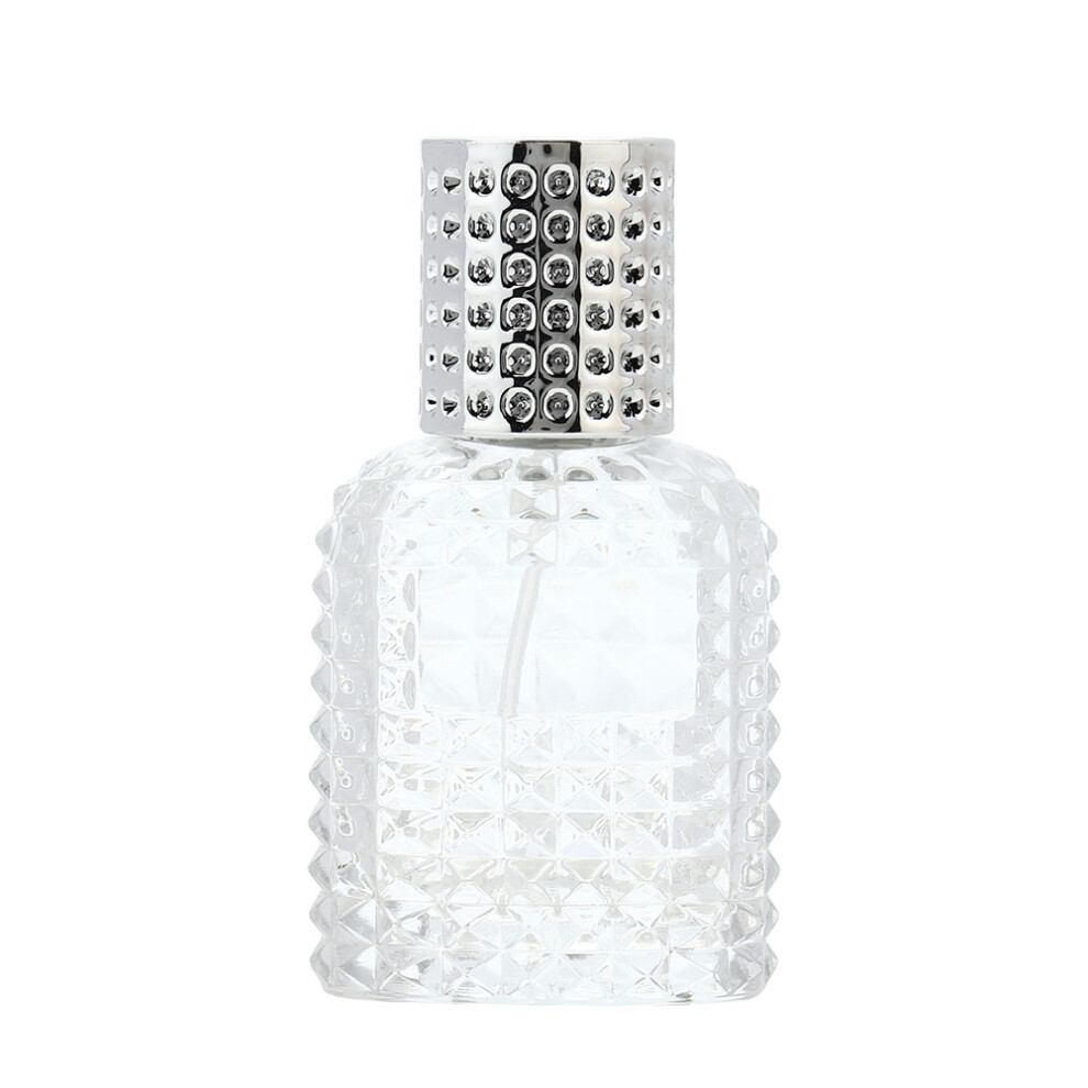 Silver Portable Aluminum Perfume Atomizer 30Ml Fine Mist Bottle