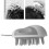 Silicone Shampoo Massage Brush Black 5