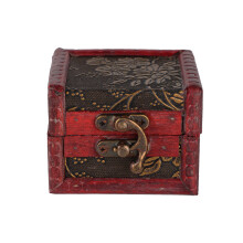 Mini Wooden Retro Jewelry Box 01#
